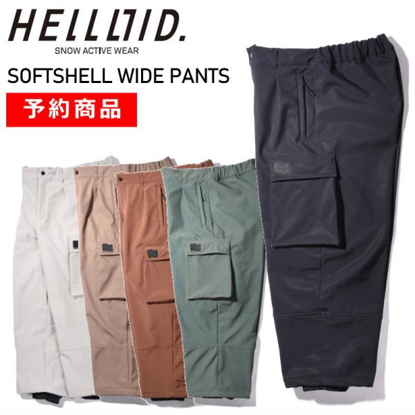 【早期予約商品】◎ HELLOID RIDE WIDE PANTS ヘルロイド スノボウェア ソフト...