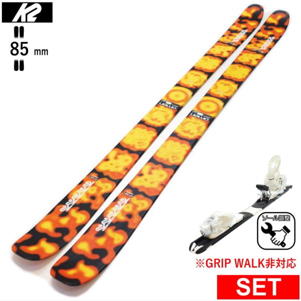 K2 OMEN 85+XPRESS 10 ワンタッチ調整ビンディング付  25モデル スキー板セット...