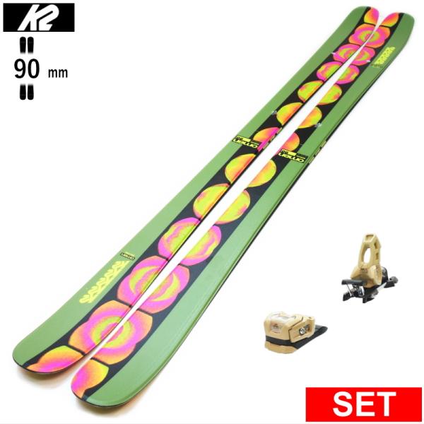 K2 OMEN 90+ATTACK 11LYT   25モデル スキー板セット ツインチップスキー ...