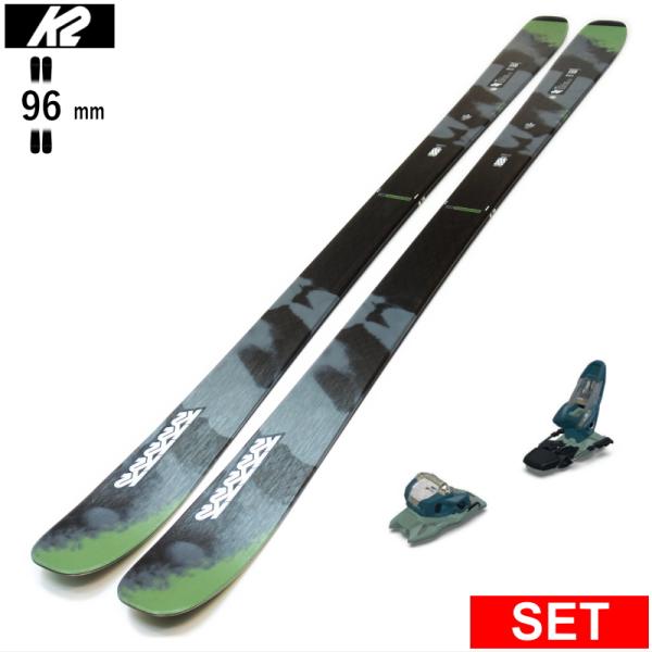 [センター幅96mm 166cm|172cm]K2 MINDBENDER 96C+SQUIRE 11...