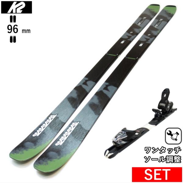 K2 MINDBENDER 96C+XPRESS 10 GW ワンタッチ調整ビンディング付  25モ...