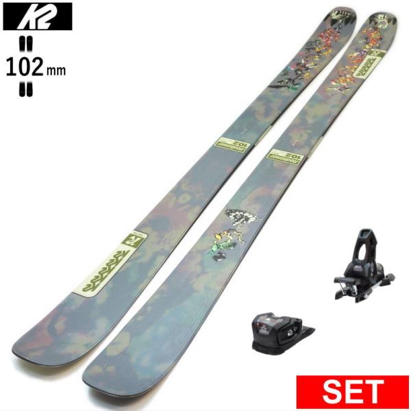 K2 RECKONER 102+ATTACK 11LYT   25モデル スキー板セット ツインチッ...
