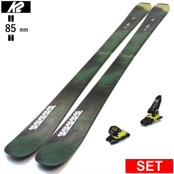 K2 MINDBENDER 85 W+GRIFFON 13   25モデル スキー板セット フリース...