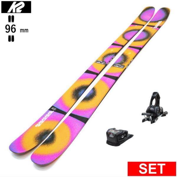 K2 OMEN TEAM+ATTACK 11LYT   25モデル スキー板セット ツインチップスキ...