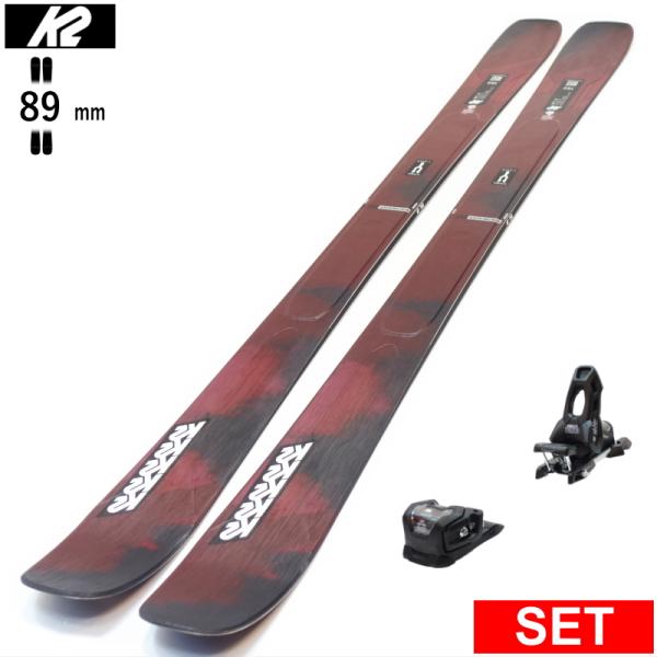 K2 MINDBENDER 89TI W+ATTACK 11LYT   25モデル スキー板セット ...