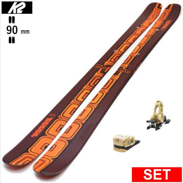 K2 OMEN 90 W+ATTACK 11LYT   25モデル スキー板セット フリースキー