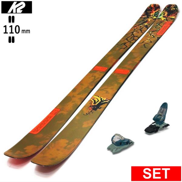[センター幅110mm 170cm|177cm]K2 RECKONER 110+SQUIRE 11 ...