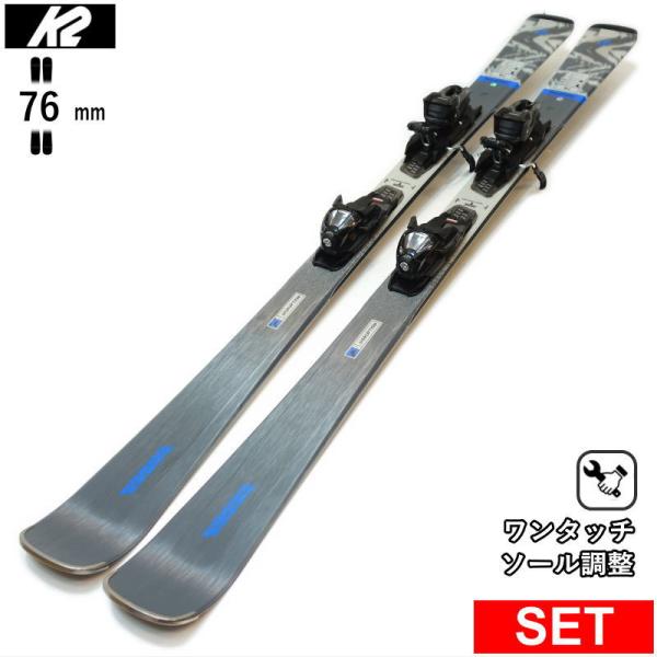 K2 DISRUPTION 76+M2 10 QUIKCLIK   25モデル スキー板セット カー...