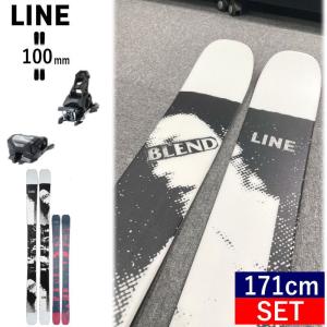 【早期予約】LINE Ski BLEND+ATTACK 14 GW[171cm/センター幅100mm幅] ライン ブレンド スキー板ビンディングセット｜off-1