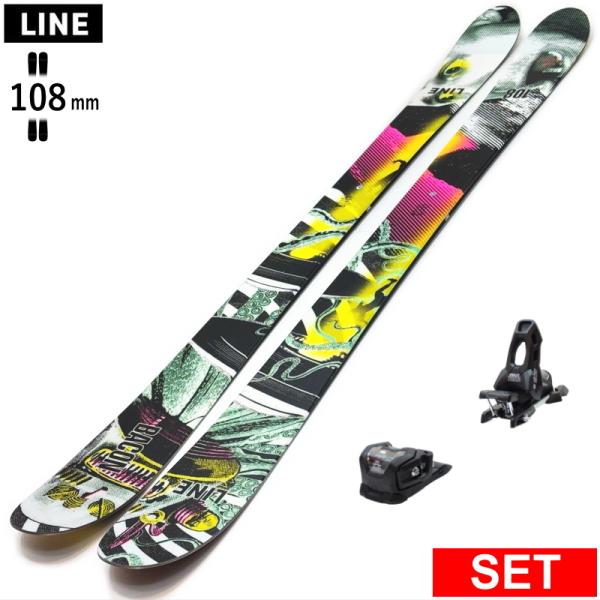 LINE BACON 108+ATTACK 11LYT   25モデル スキー板セット オールマウン...