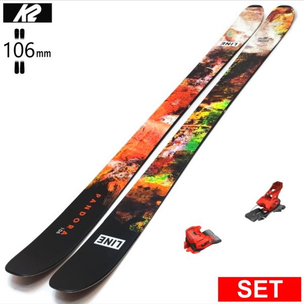 [センター幅106mm 162cm|169cm|176cm]LINE PANDORA 106+ATT...