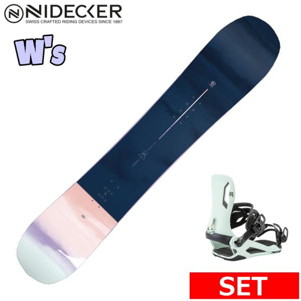 24-25 NIDECKER ORA+NITRO TALENT S レディース ボードセット2点セッ...