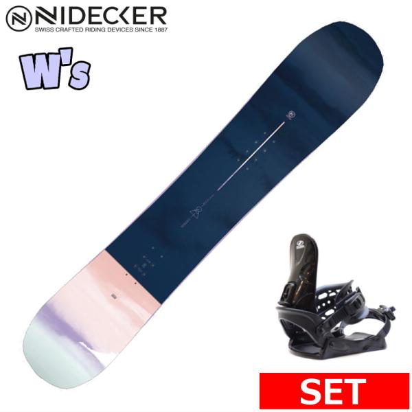24-25 NIDECKER ORA+ZUMA BINDING レディース ボードセット2点セット ...