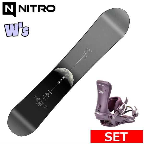 24-25 NITRO VICTORIA+NITRO POISON レディース ボードセット2点セッ...
