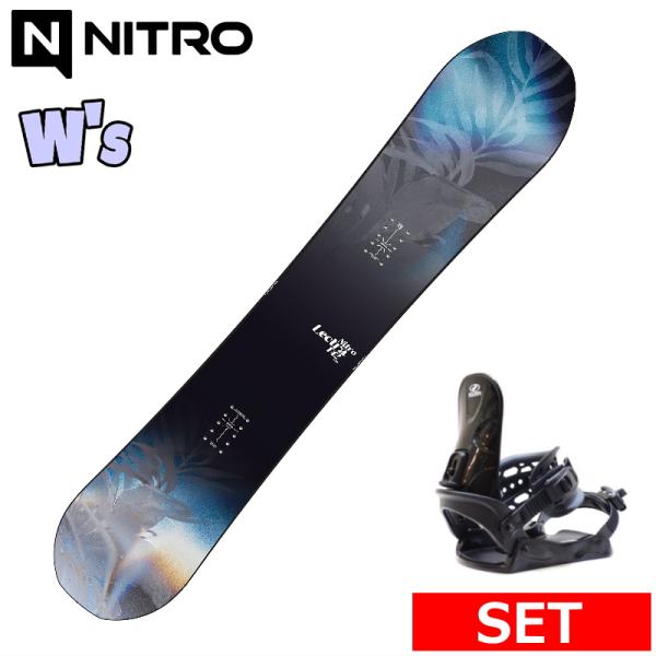 24-25 NITRO LECTRA CAM-OUT+ZUMA BINDING レディース スノーボ...
