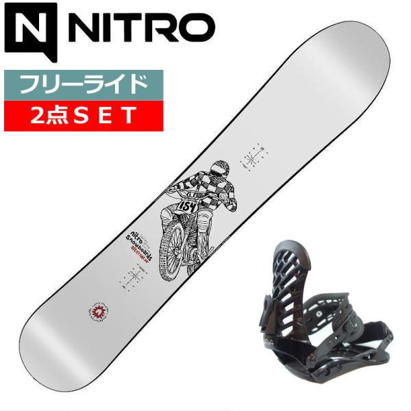 24-25 NITRO ALTERNATOR+ZUMA ZM ナイトロ メンズ スノーボード2点セッ...