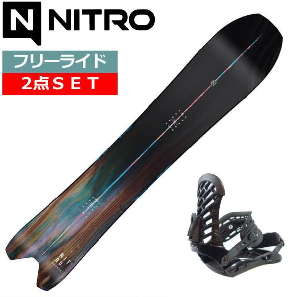 24-25 NITRO SQUASH+ZUMA ZM ナイトロ メンズ スノーボード2点セット パウ...