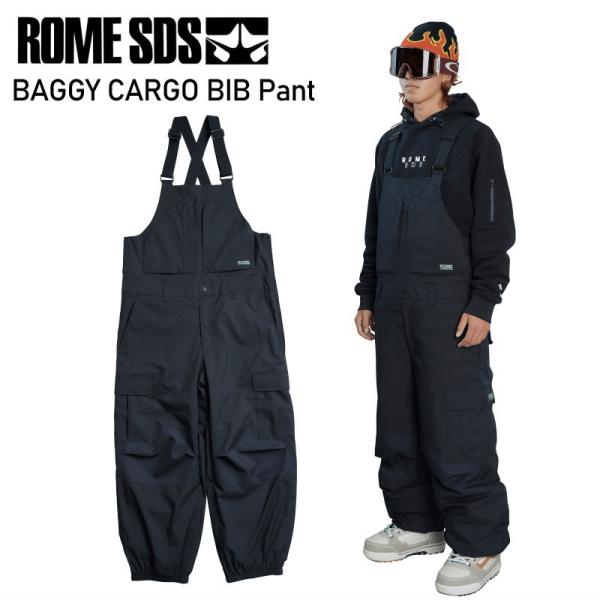◎ 24-25 ROME SDS BAGGY CARGO BIB PANT カラー:STRETCH ...