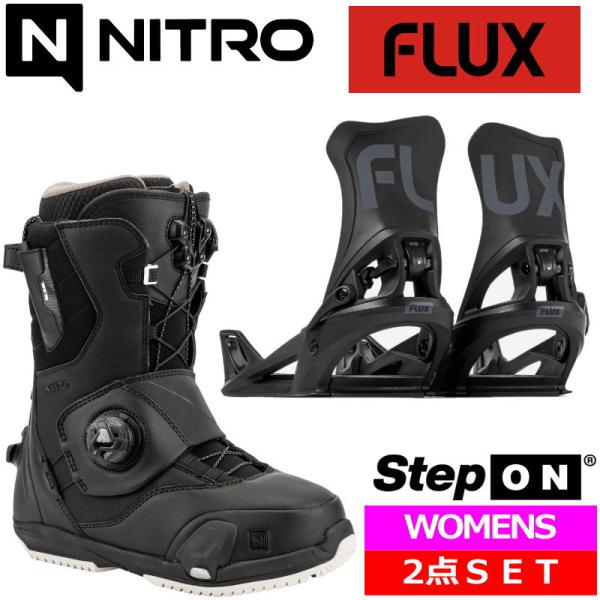 24-25 NITRO CAVE TLS STEP ON  カラー:Black + FLUX STE...