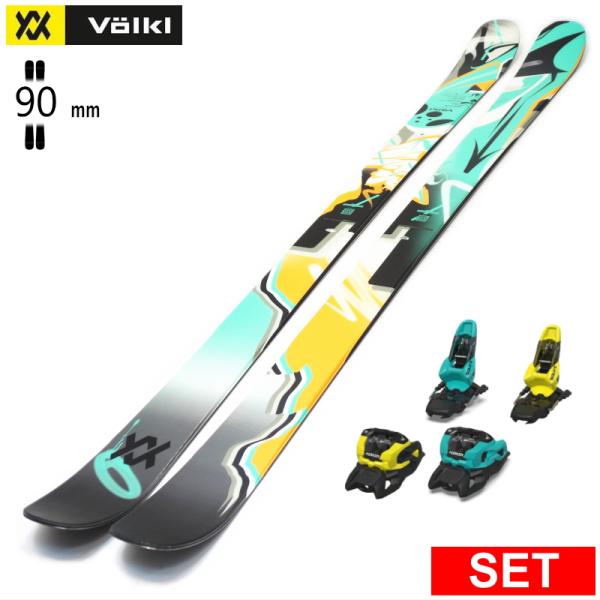 [センター幅90mm 168cm|174cm]VOLKL REVOLT 90+SQUIRE 11 型...