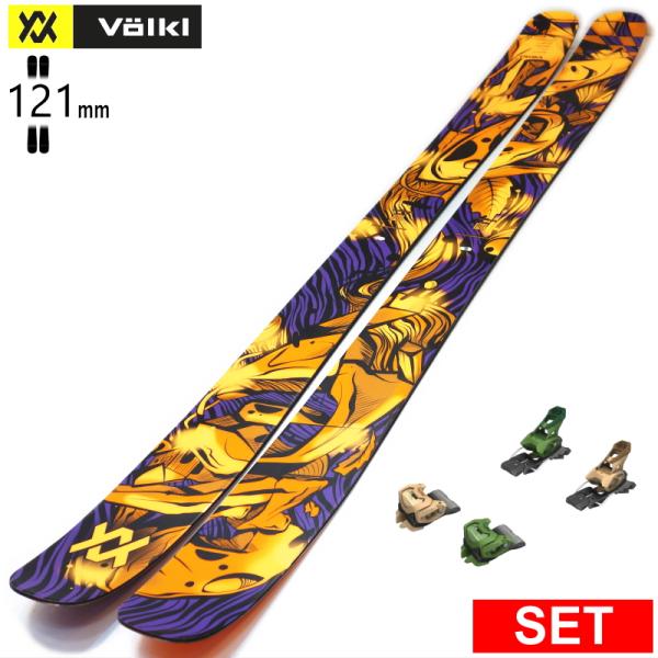 [センター幅121mm 177cm|184cm]VOLKL REVOLT 121+ATTACK 14...