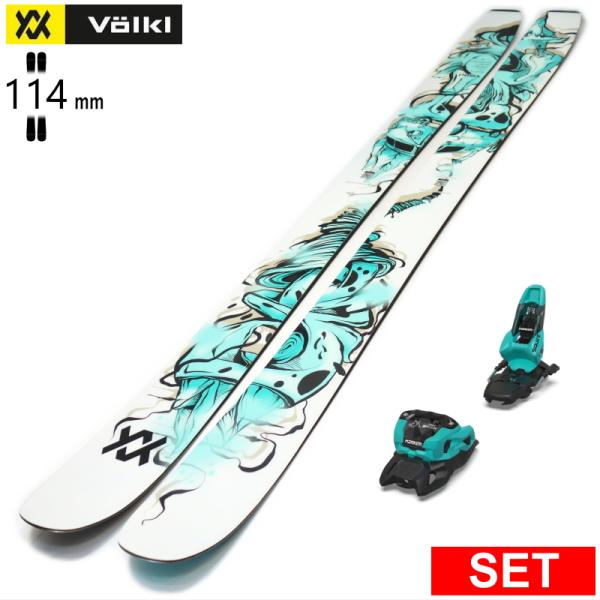 [センター幅114mm 177cm|184cm]VOLKL REVOLT 114+SQUIRE 11...