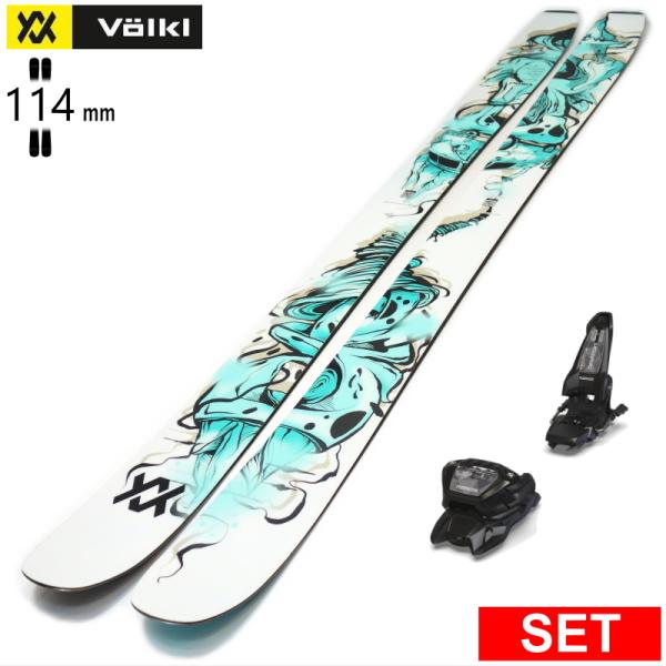 [センター幅114mm 177cm|184cm]VOLKL REVOLT 114+GRIFFON 1...