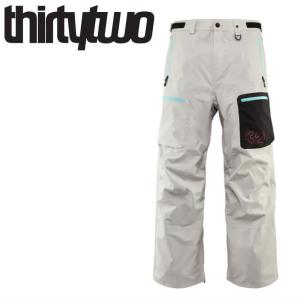 25-26 THIRTYTWO TM RECYCLED PANT カラー:CEMENT サーティツー パンツ PNT メンズ スノーボード スキー スノボウェア ★ 型落ち 旧モデル 日本正規品｜オフワン国道16号