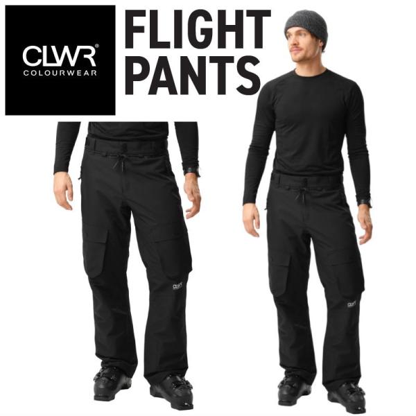 ★ 25-26 CLWR FLIGHT PANTS カラー:BLACK カラーウェア スノボウェア ...
