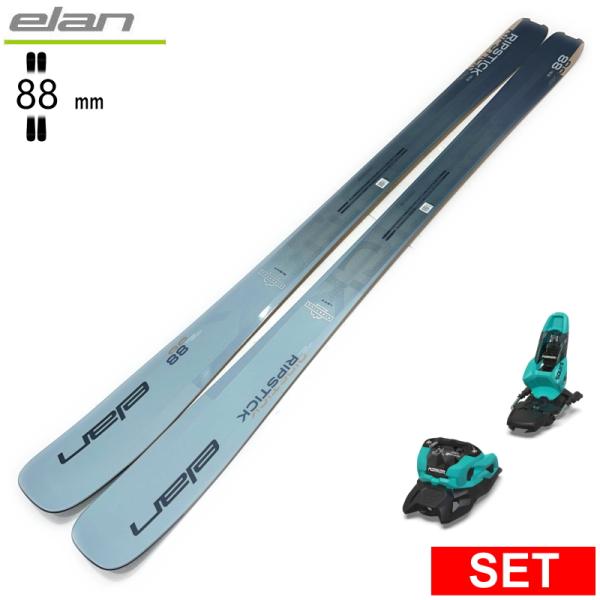 [センター幅88mm 168cm]ELAN RIPSTICK 88 W+SQUIRE 11 26モデ...
