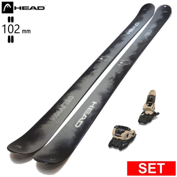 [センター幅101mm 173cm|181cm]HEAD OBLIVION 102+SQUIRE 1...