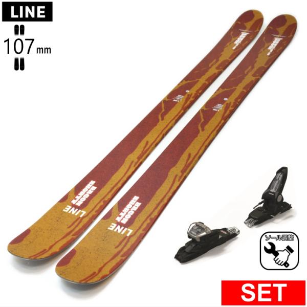 [センター幅107mm 145cm|155cm|165cm]LINE BACON SHORTY+GR...