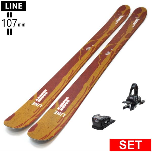 [センター幅107mm 145cm|155cm|165cm]LINE BACON SHORTY+AT...