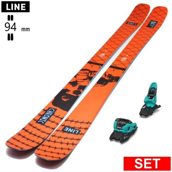 [センター幅94mm 171cm|178cm]LINE CHRONIC 94+SQUIRE 11 2...