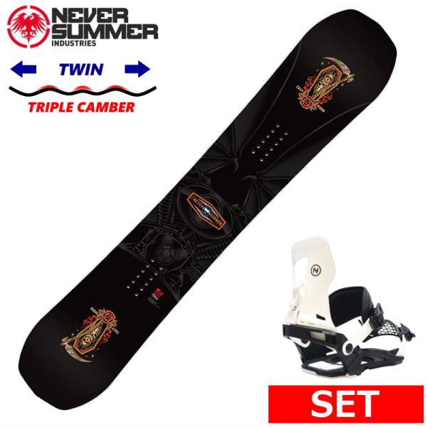 25-26 NEVER SUMMER MEN'S EASY RIDER+NIDECKER MUON-...