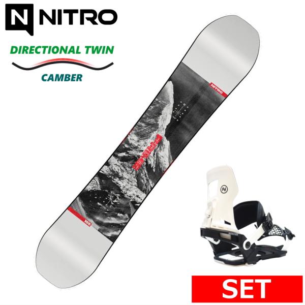 25-26 NITRO PRIME RAW+NIDECKER MUON-X メンズ スノーボード2点...