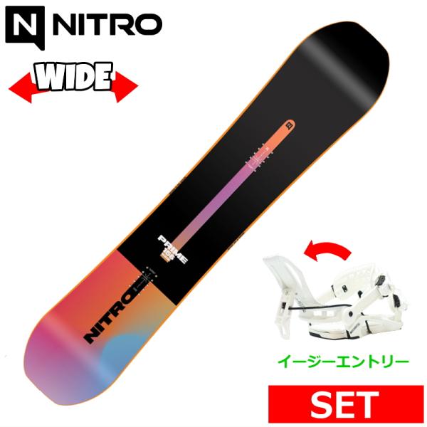 25-26 NITRO PRIME CHROMA+NIDECKER FENIX L メンズ ボードセ...