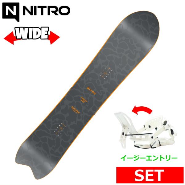 25-26 NITRO DINGHY+NIDECKER FENIX L メンズ スノーボード2点セッ...