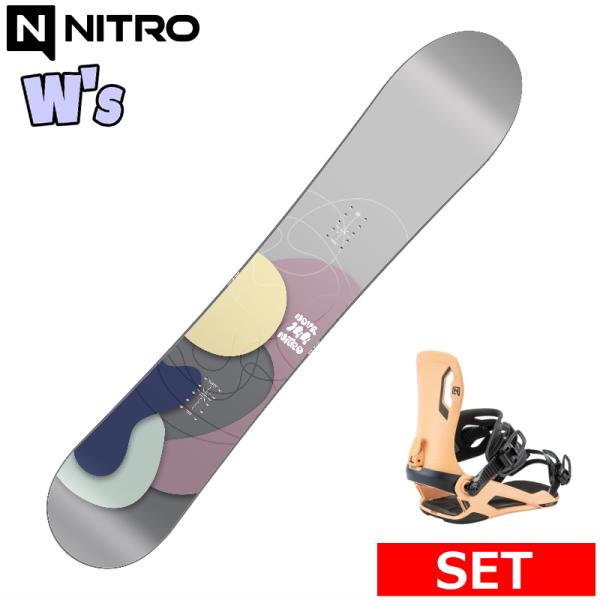 25-26 NITRO NOVA+NITRO TALENT S レディース ボードセット2点セット ...