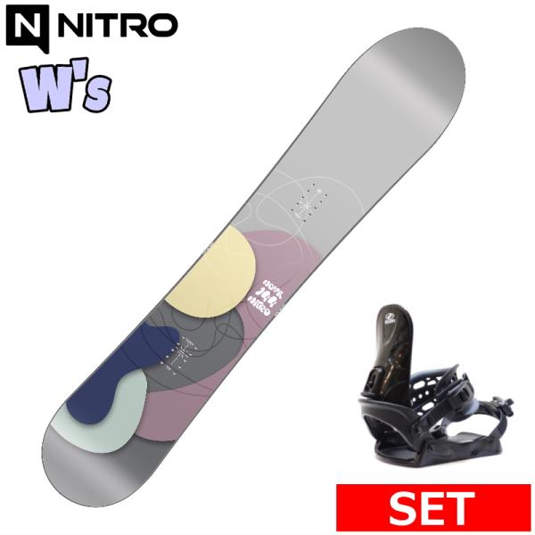 25-26 NITRO NOVA+ZUMA BINDING レディース ボードセット2点セット 女性...