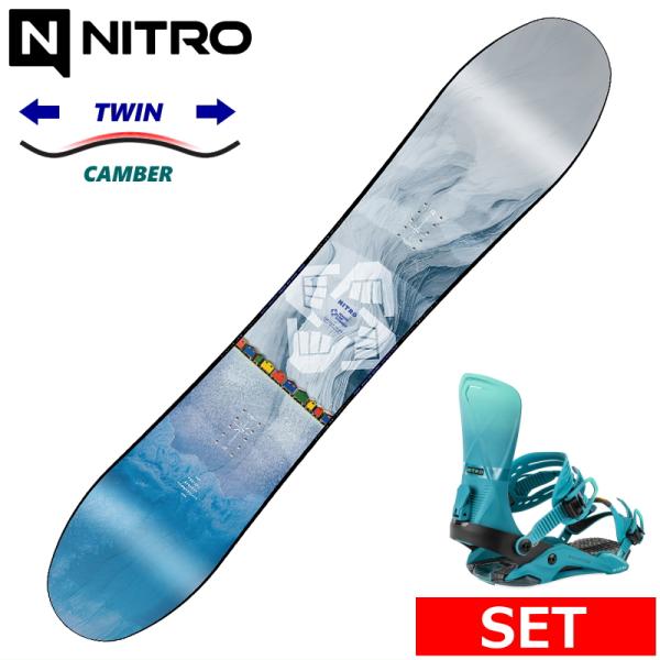 25-26 NITRO SANTOKU+NITRO PHANTOM メンズ ボードセット2点セット ...