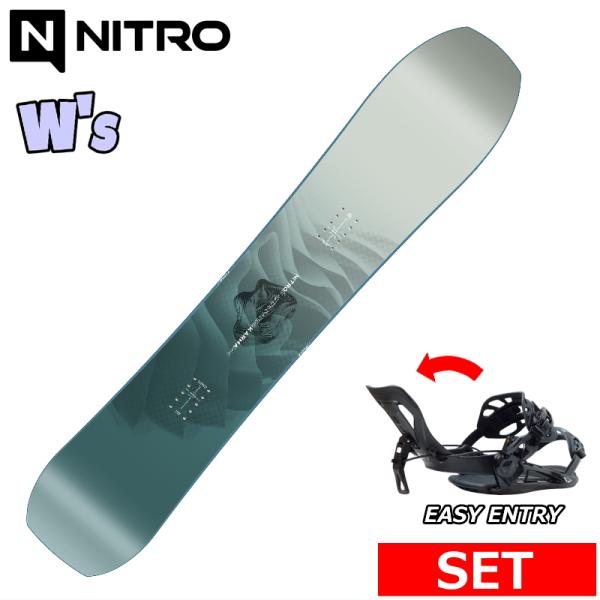 25-26 NITRO KARMA+SP PRIVATE レディース ボードセット2点セット 女性用...