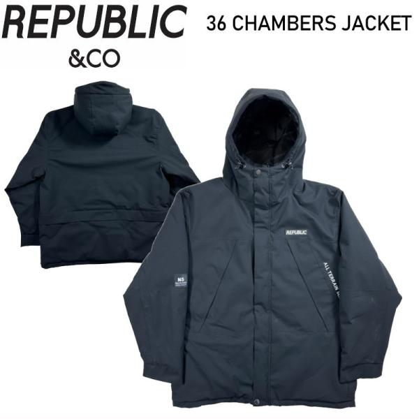 ★ 25-26 REPUBLIC 36 CHAMBERS JACKET カラー:BLACK リパブリ...