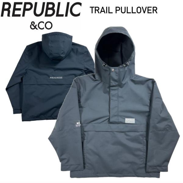 ★ 25-26 REPUBLIC TRAIL PULLOVER JACKET カラー:BLACK リ...
