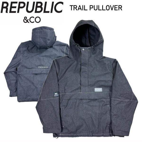 ★ 25-26 REPUBLIC TRAIL PULLOVER JACKET カラー:BLACK D...