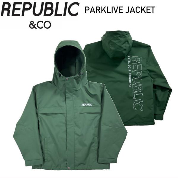 ★ 25-26 REPUBLIC PARKLIVE JACKET カラー:OLIVE リパブリック ...
