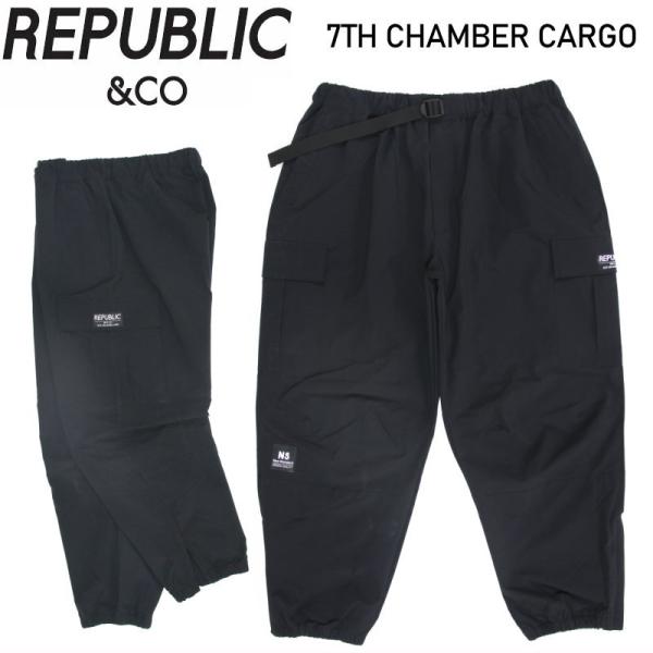 ★ 25-26 REPUBLIC 7TH CHAMBER CARGO PANTS カラー:BLACK...