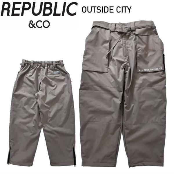 ★ 25-26 REPUBLIC OUTSIDE CITY PANTS カラー:MOCHA リパブリ...