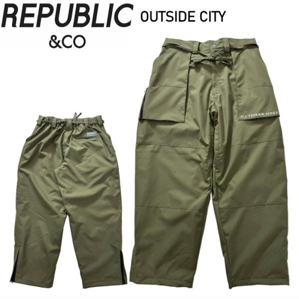 ★ 25-26 REPUBLIC OUTSIDE CITY PANTS カラー:OLIVE リパブリ...