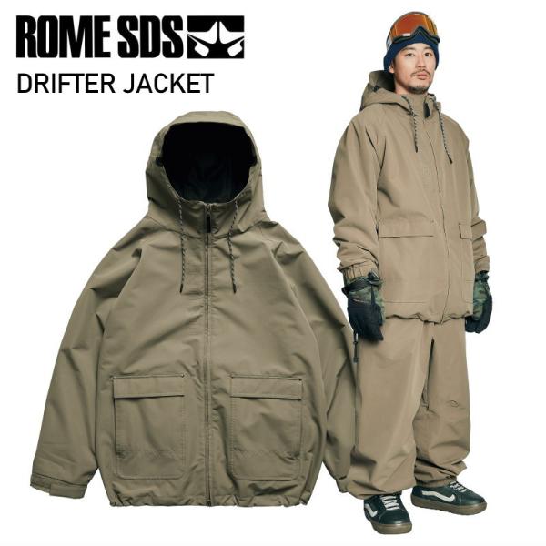 ★ 25-26 ROME SDS DRIFTER JACKET BRONZE ローム スノボウェア ...